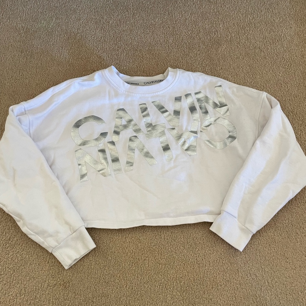 Calvin Klein cropped sweatshirt